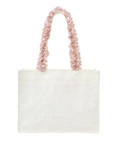 Maison de FLEUR EC限定レースフリルハンドルスクエアトートMバッグ