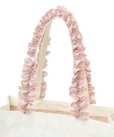 Maison de FLEUR EC限定レースフリルハンドルスクエアトートMバッグ