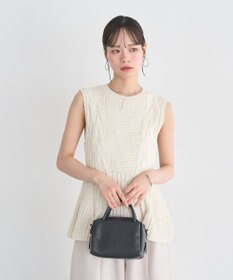 earth music&ecology フレアニットベスト