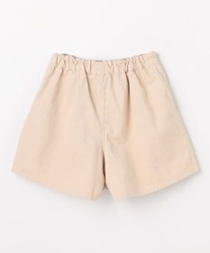 ANY KIDS ネコ刺繍 コーデュロイ ショートパンツ