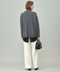 ICB L 【新色追加】ソフトカシミヤミックス ハイネックニット