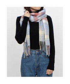 UNBILLION カシュネ cache nez / カシミヤ紡毛チェックストール