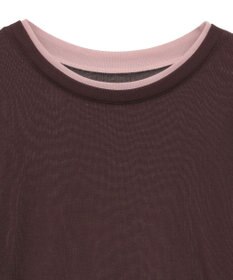 earth music&ecology レイヤードシアープルオーバー