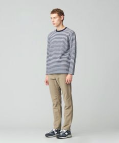 J.PRESS MEN ソフトＷフェイス ボーダーロングTシャツ