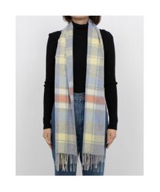 UNBILLION カシュネ cache nez / カシミヤ紡毛チェックストール