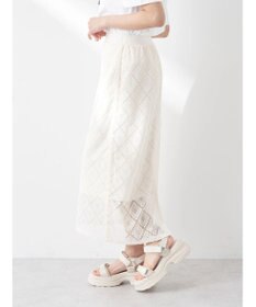 earth music&ecology モチーフナロースカート