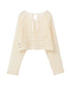 Green Parks ・ＳＵＧＡＲ　ＳＰＯＯＮ　フラワーメッシュプルオーバー