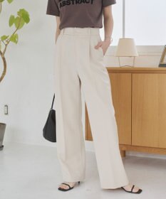 WEGO 【ANGIE VINTAGE/SMLサイズ展開】タックストレートスラックス