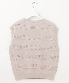 J.PRESS LADIES L 【洗える】PATTERN ニット ベスト