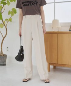 WEGO 【ANGIE VINTAGE/SMLサイズ展開】タックストレートスラックス