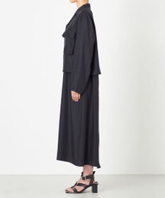 NAVE 【ReNAVE・セットアップ可/洗える/UVケア/接触冷感】フィブリルシャンブレー オープンカラーシャツ