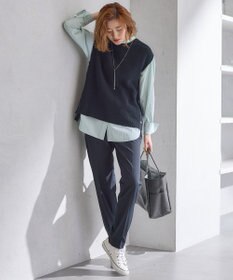 23区 L 【Oggi4月号掲載/洗える】CANCLINI バンドカラー シャツ