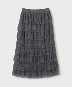 GRACE CONTINENTAL タイトティアードチュールスカート