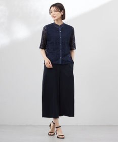 J.PRESS LADIES 【洗える】GORIAN TWILL クロップド パンツ