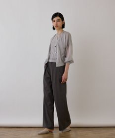 GRACE CONTINENTAL ブライトシアーニットカーディガン