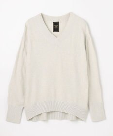ANY 【手洗い可】イタリーヤーンウールカシミヤミックスＶネックプルオーバー