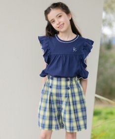 組曲 KIDS 【150-160㎝】チェック ショートパンツ