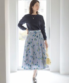 組曲 ハートボタン ニットプルオーバー