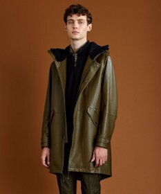 JOSEPH ABBOUD 【滑らかな肌触り/洗える】エクストラファインメリノウール ジップ ニット