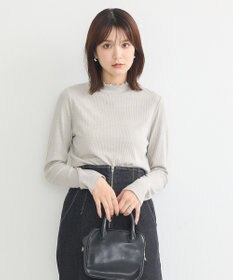 earth music&ecology ラメテレコハイネックプルオーバー