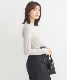 earth music&ecology ラメテレコハイネックプルオーバー