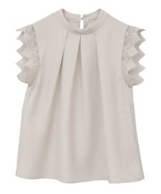 Green Parks ・ＥＬＥＮＣＡＲＥ　ＤＵＥ　リネンライクフリルブラウス