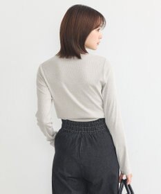 earth music&ecology ラメテレコハイネックプルオーバー