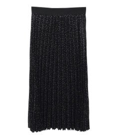 Green Parks 微光沢　柄プリーツスカート