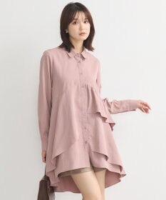 earth music&ecology アシンメトリーティアードチュニック