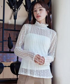 Tiaclasse 【安田美沙子さん着用・選べる4type】ハイネックカットソートップス