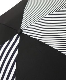 +RING 【UVカット90%以上】【簡単開閉】【数量限定】レディース向け  晴雨兼用折傘 53cm BLK-STP T1250