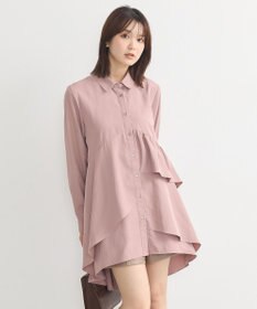 earth music&ecology アシンメトリーティアードチュニック