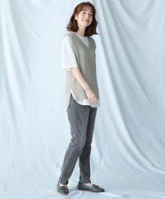 ANY 【ウエストゴム/ストレッチ】ウルトライージーデニムパンツ