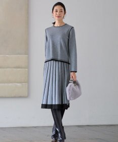 自由区 【ご好評につきWEBのみ新色追加/洗える/マルチウェイ】リバーシブルニット セットアップ