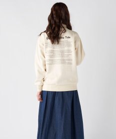 OP／FILA 【ocean pacific】Daily Cozy/あったか裏起毛ハーフジップロゴスウェット