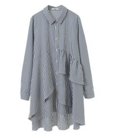 earth music&ecology アシンメトリーティアードチュニック