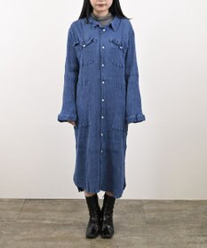 crêprie tsumori chisato creperie INDIGO SHIRT ONEPIECE クレプリ インディゴシャツワンピース