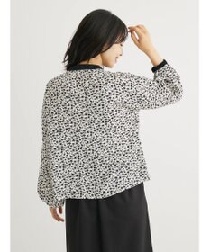 Green Parks ・ＥＬＥＮＣＡＲＥ　ＤＵＥコバナパイピングブラウス