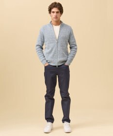 J.PRESS MEN ギマコットンフルジップ カーディガン