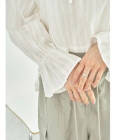 earth music&ecology ＳＥＴ２点ドビーショートブラウス＋キャミワンピース