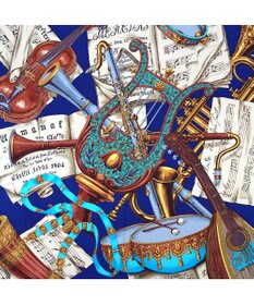 Marca 【伝統横濱スカーフ】演奏会  大判 シルクツイル スカーフ