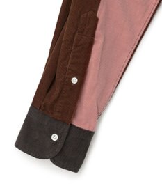 J.PRESS MEN コーデュロイパッチワークシャツ
