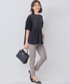 組曲 【WEB限定】ステッチストライプドビー ブラウス