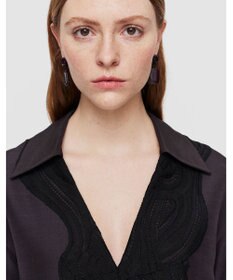 JOSEPH イブニングシルク　Vネックブラウス