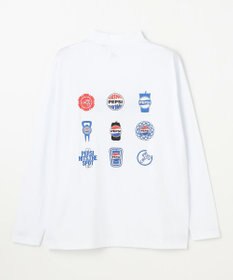 PW CIRCULUS 〈Pepsiコラボ〉【UNISEX】Pepsi 9-LOGO モックネック　ロングT