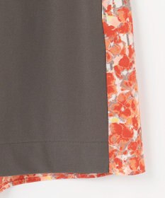 自由区 【洗える】オルタンシアフルールプリントコンビ カットソー