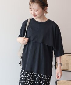 AMERICAN HOLIC レイヤード風加工Ｔシャツ