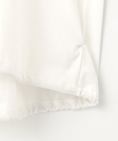 ANY L 【洗濯機可/UVケア】シルケットスムースドロストＴシャツ