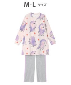 tsumori chisato SLEEP ツモリチサト パジャマ 長袖 長ズボン ルームウェア マイクロフリース素材 あたたかい 上下セット 冬 tsumori chisato SLEEP UDW442 /ワコール