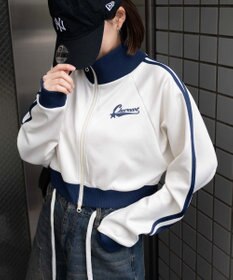 WEGO ロゴプリントトラックジャケット